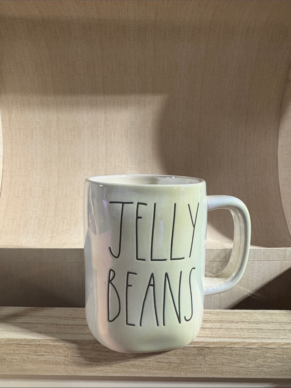 Rae Dunn Iridescent "JELLY BEANS" Mug